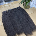 Raw Unprocessed Yaki Straight Hair Bundles Virgin Human Hair Weave Bundles Kinky Straight Brazilian Hair Bundles