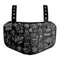 Cheaper Stainless Steel Football Back Plates Vents Rear Lower Back Protector High-Impact Protection Custom Logo Football Gear