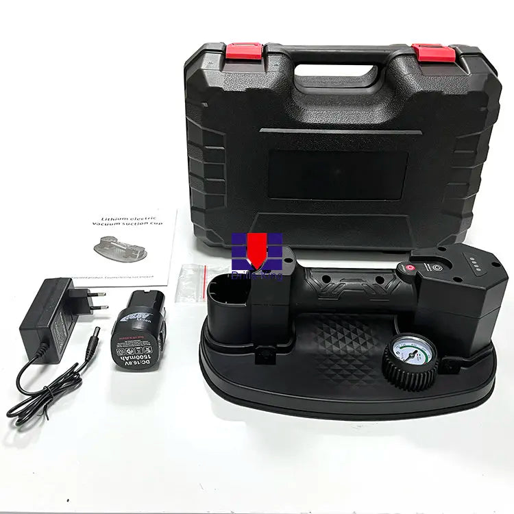 Electric Tile Suction Cup Tools for Glass Lifter Battery Level One Removable Batteries for Lifting Large Glass Granite Metal
