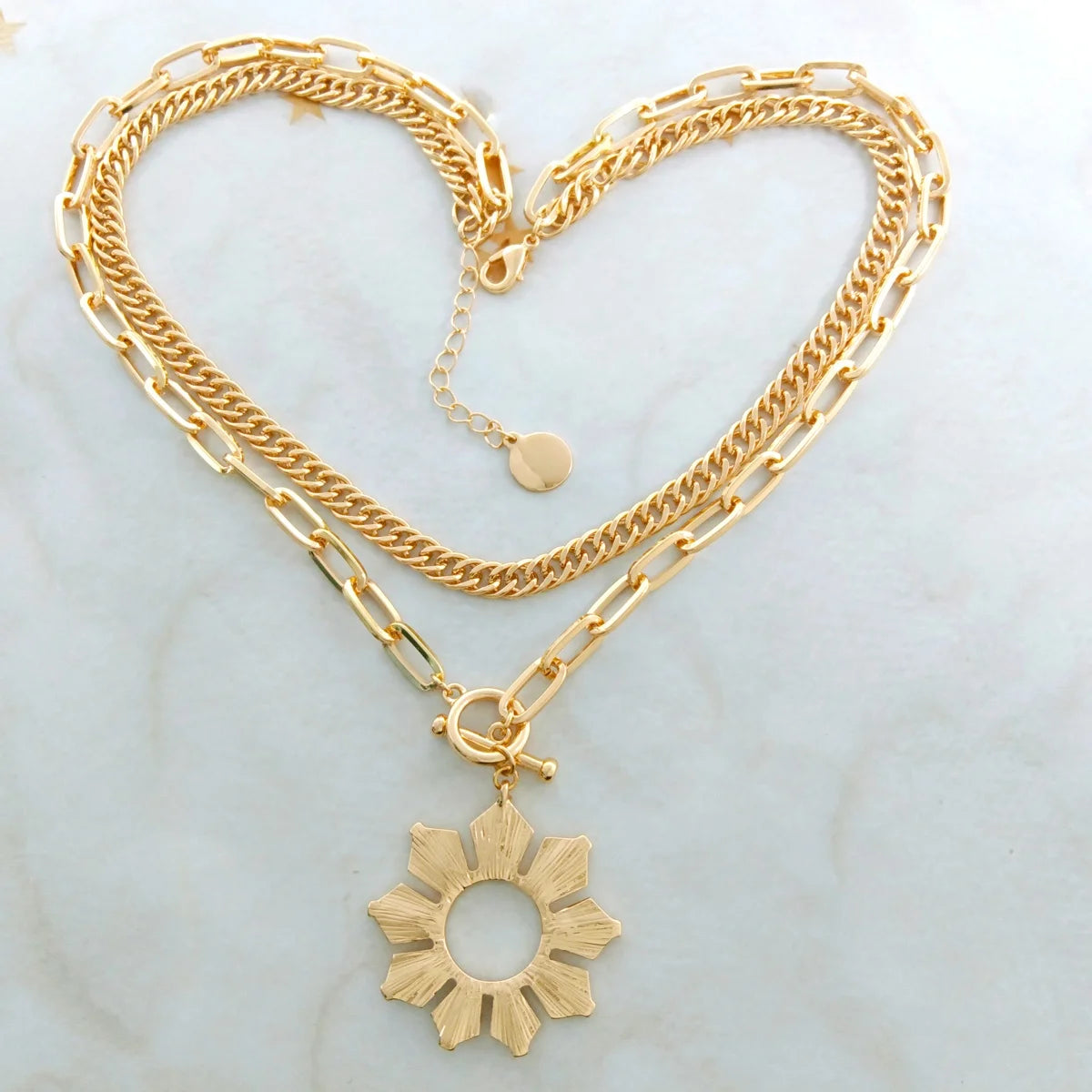 Women Necklace Diamond Necklace Manufacturer Multilayer Gold Plating Flowers Korean Jewelry Luxury Designer Jewelry for Women