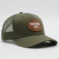 BSCI Wholesale Custom Adult 6 Panel Leather Patch Logo Low Profile Richardson 112 Gorras Mesh Snap Back Trucker Cap Hat