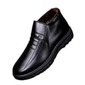 Classical Comfortable Low Cut Spring Autumn New Casual PU Leather Snow Shoes for Men