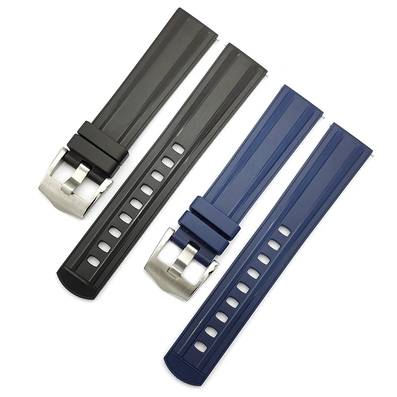 20mm Good Quality Rubber Silicone Watch Bands Watch Strap