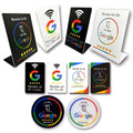 NFC 215 Programmable Acrylic Stickers 13.56Mhz Waterproof Stand Table for Card Bag Digital Printing Google Review Product Type