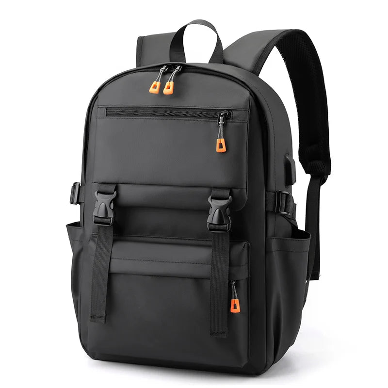2023 New Factory Wholesale Custom Waterproof Film Travel School Bag Men Casual USB Laptop Backpack