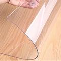 Heat Resistant Pvc Sheet Soft Glass Waterproofing Pvc Sheet 2mm Tablecloths Plastic Film Thick Transparent Table Cover