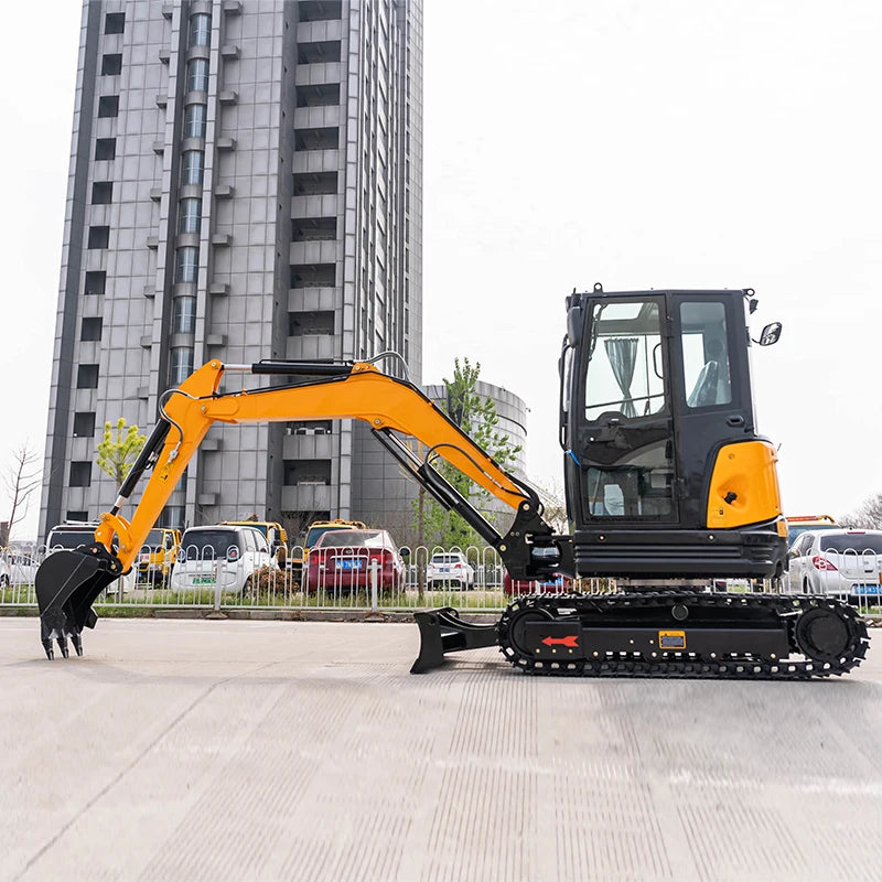 Free Shipping 3.5 Ton Excavator Machine Mini Digger Bagger Epa Euro 5 Crawler Excavadora Farm Used Mini Excavator 1 Ton 2 Ton