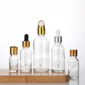 Popular Round Brown Amber Glass Dropper Bottle for Essential Oil and Skin Care Cream 100ml Capacity 100pcs MOQ