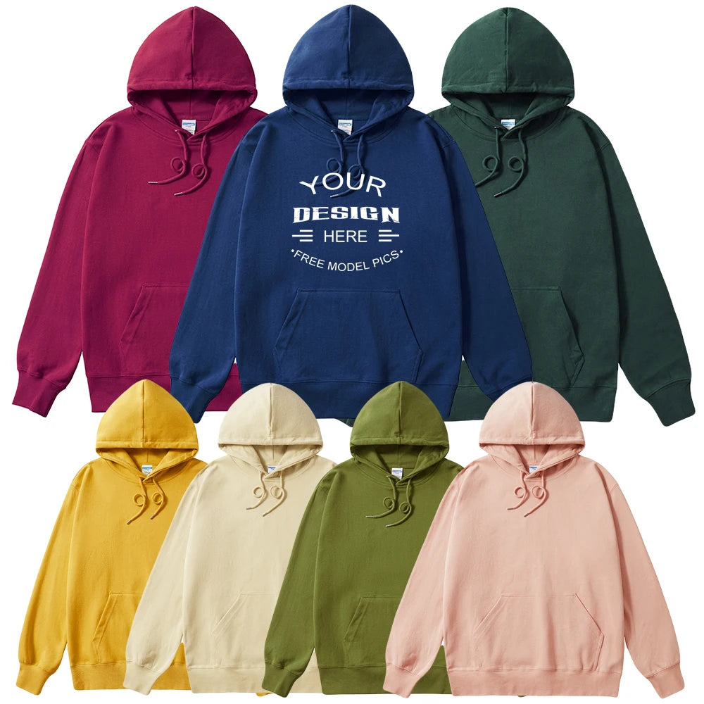 DOVEARK 300 Grams 80% Cotton 20% Polyester Men's Blank Thick French Terry Quality Heavy Weight Oversized Fit Custom Print Logo