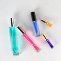 New Design Refillable 5ml Screw Sprayer Square Luxury Glass Perfume Spray Bottle with Aluminum Cap