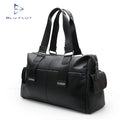 Balmanent Custom Manufacture Genuine Leather Duffel Bag Weekend Overnight Large Capacity Cowhide Duffle Travel Bag for Men
