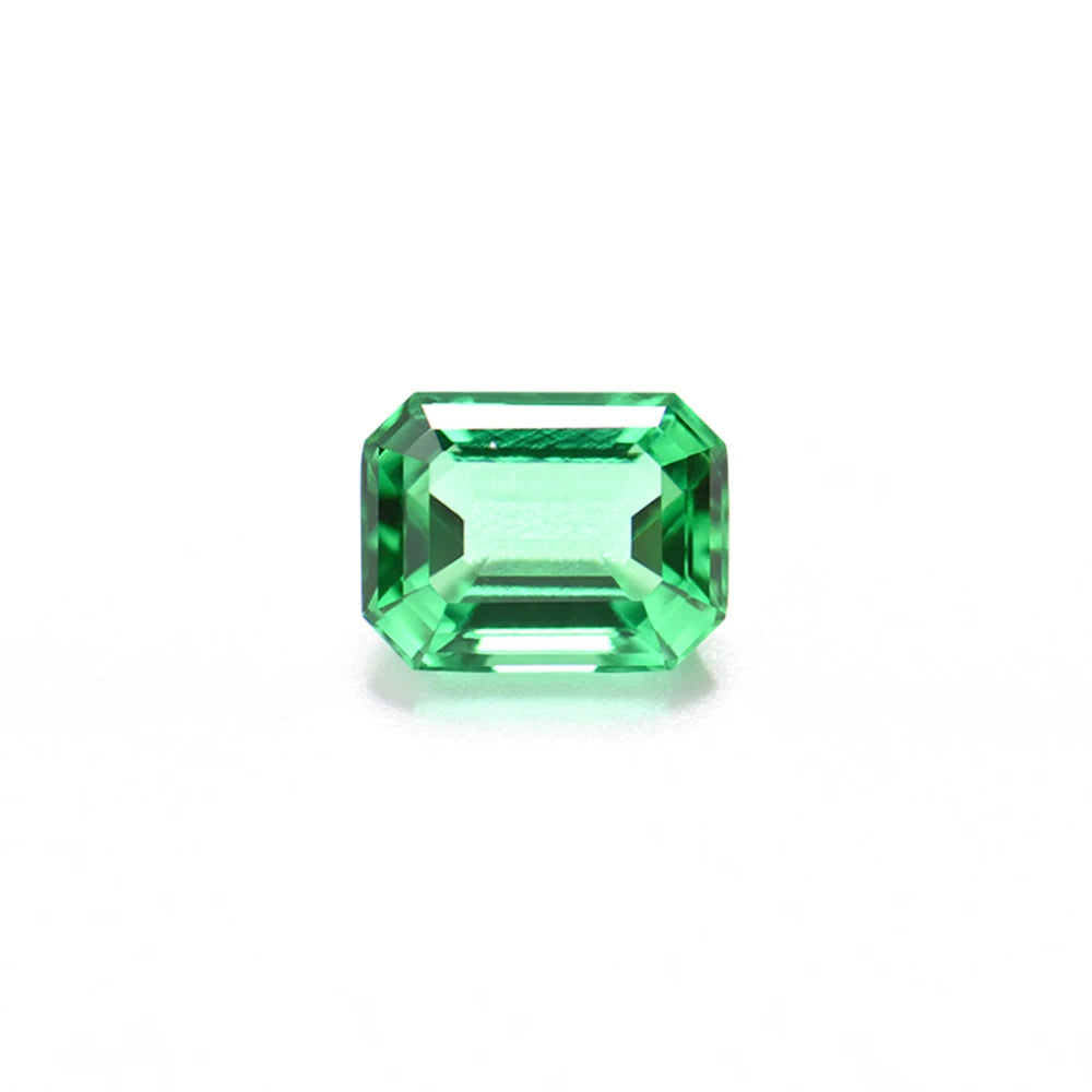 Synthetic Emerald Gem Stones  Lab Colombian Octagon Emerald Cut Green Color Lab Created Emerald 1carat 2carat