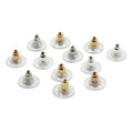 100Pcs/Bag 6*10MM Clear Plastic Earring Backs Stopper Rubber Earnuts Stud Earrings Back Earstud DIY Jewelry Making Findings