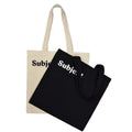 Wholesale 12oz Black Canvas Tote Bags Reusable Folded Drawstring Shopping Bags with Custom Logo Promotions Gifts Zipper Closure
