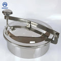 Aohoy Dairy Stainless Steel Ss304 Ss316l tank Circular Non-Pressure Manway Door Sanitary Round Manhole Cover for Milk