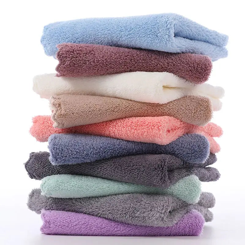Microfiber Hanging Kitchen Hand Towel Set Soft Quickly-dry Absorbent Dishcloth Reusable Rags Kitchen Dry Towel