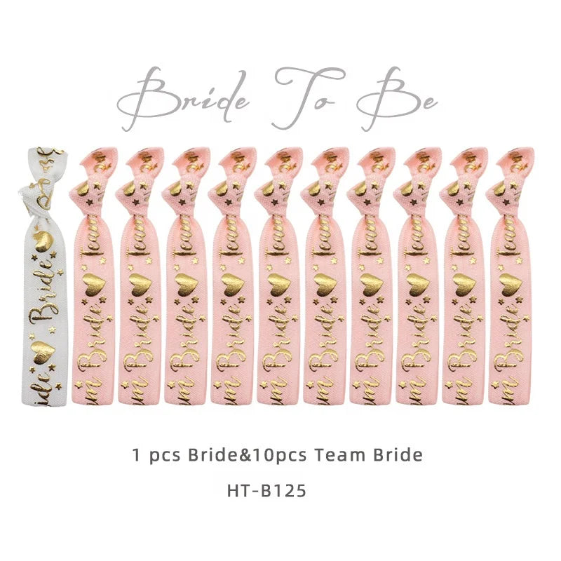Wedding Bachelorette Party Favors Bachelorette Party Supplies Bachelorette Scrunchies for Bridal Shower