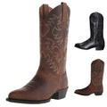 Busy Girl YSQ3009 2023 New Black Leather Combat Boots for Men Knee High with Wedge Heels and Flat Feature for Winter