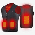 In Stock 4 Heating Zones Electric Thermal Women Men Usb Rechargeable Heated Vest Gilet