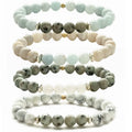 MIENTER Jade Bead Bracelet for Men Fashion Luxury Natural Stone Beaded Bracelets Jewelry