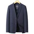 Wholesale Supply Thin Waffle Soft Groom Wear Single Breasted Business Casual Suit Men Blazer Jacket