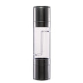 Kitchen Seasoning Shaker Adjustable Coarseness Acrylic Spice Mill 2 in 1 Stainless Steel Manual Salt and Pepper Grinder Set