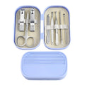 Gift Manicure Set 8pcs Set Nail Clipper Scissors Metal Personal Care Tools Travel Portable Manicure Set