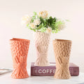 Livefun Minimalist Ceramic Tabletop Flower Vase with Matte Glaze for Everyday Home Decor or Use As Flower Vase for Wedding