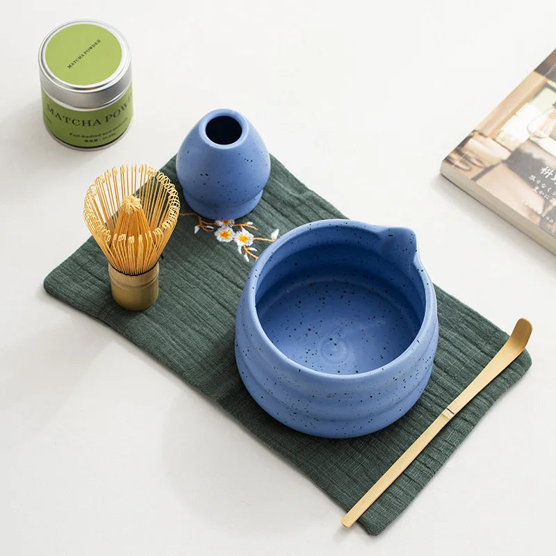 Super Charming Matcha Kit Bamboo Matcha Whisk Bowl Set Japanese Tea Ceremony Bowl Chasen Matcha Essential Set