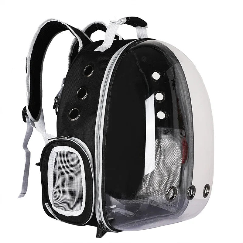 Stylish & Fashionable Large Capacity Pet Backpack Zippered Oxford Mesh Carrier for Small Animals Gorgeous Design