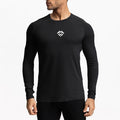 Men Compression Running T-Shirt Fitness Tight Long Sleeve Jogging Shirts Sportswear Training Sport Quick Tshirt Dry Tops