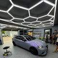 15 Hexagon Honeycomb Light with Quick Lock Joints 6500K IP54 for  the Auto Showroom Car Workshop Working Light