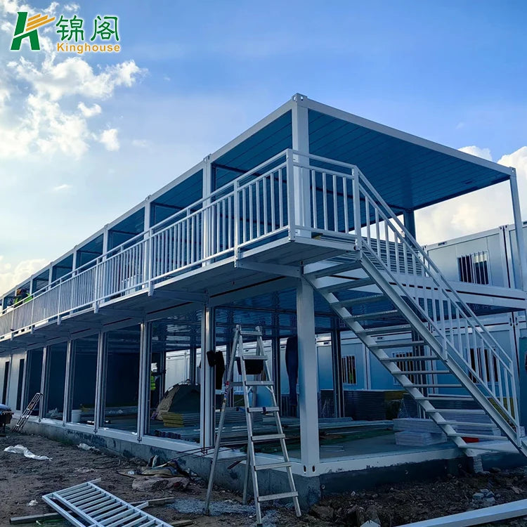 Modular Container House Prefab Portable Office  Living Space Quick Assembly Mobile Camp Room CE Certified for Construction Sites