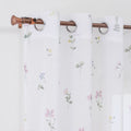 Floral Printed Polyester Curtains & Valances Window Decor for Living Room Look Like Sheer Tulle for Home Use