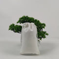 Coloured Muslin Linen Drawstring Bags Double Drawstring Cotton Bag Eco Small White Cotton Square Drawstring Bag
