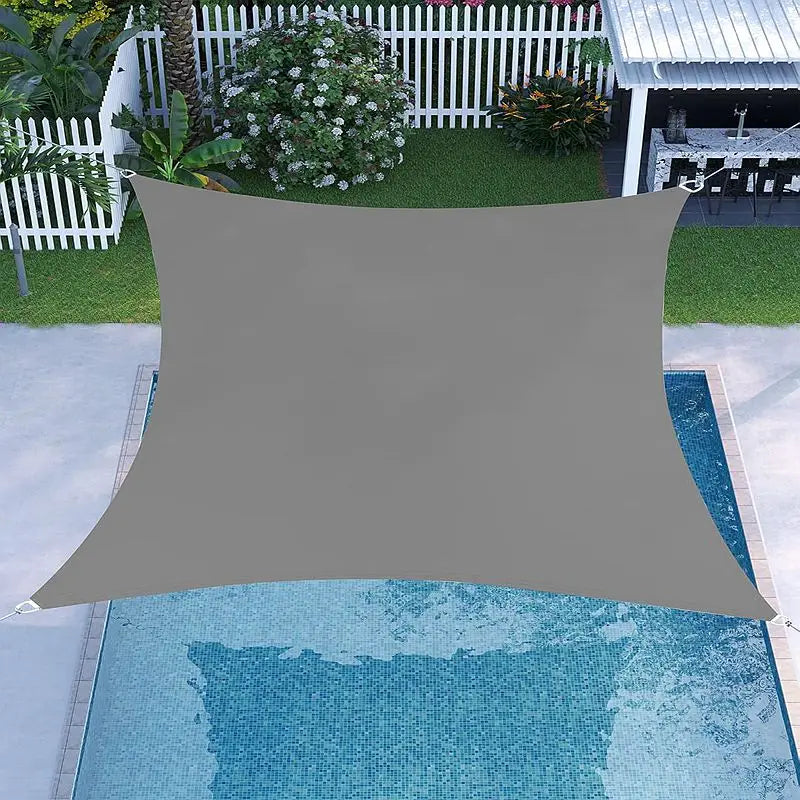 3mx3m Water-Resistant 98% UV-Protection Sun Shade Sail Tear-Resistant Polyester for Weatherproof Garden Terrace Camping