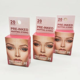 Private Label Mapping Thread Pre-inked Brow Tatoo Microblading Makeup Permanent Eyebrow Position Tool 20M Brow mapping string