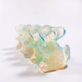 Diy Hot Sale Natural Crystal Rose Quartz /opal Squirrel Gemstone Animal Carving Crafts