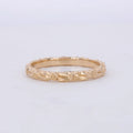 14K Yellow Gold Eternity Engagement Ring Wedding Band Customized Jewelry