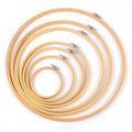 Charmkey Wholesale Hand Ring Bamboo Embroidery Hoop Cross Stitch Frame
