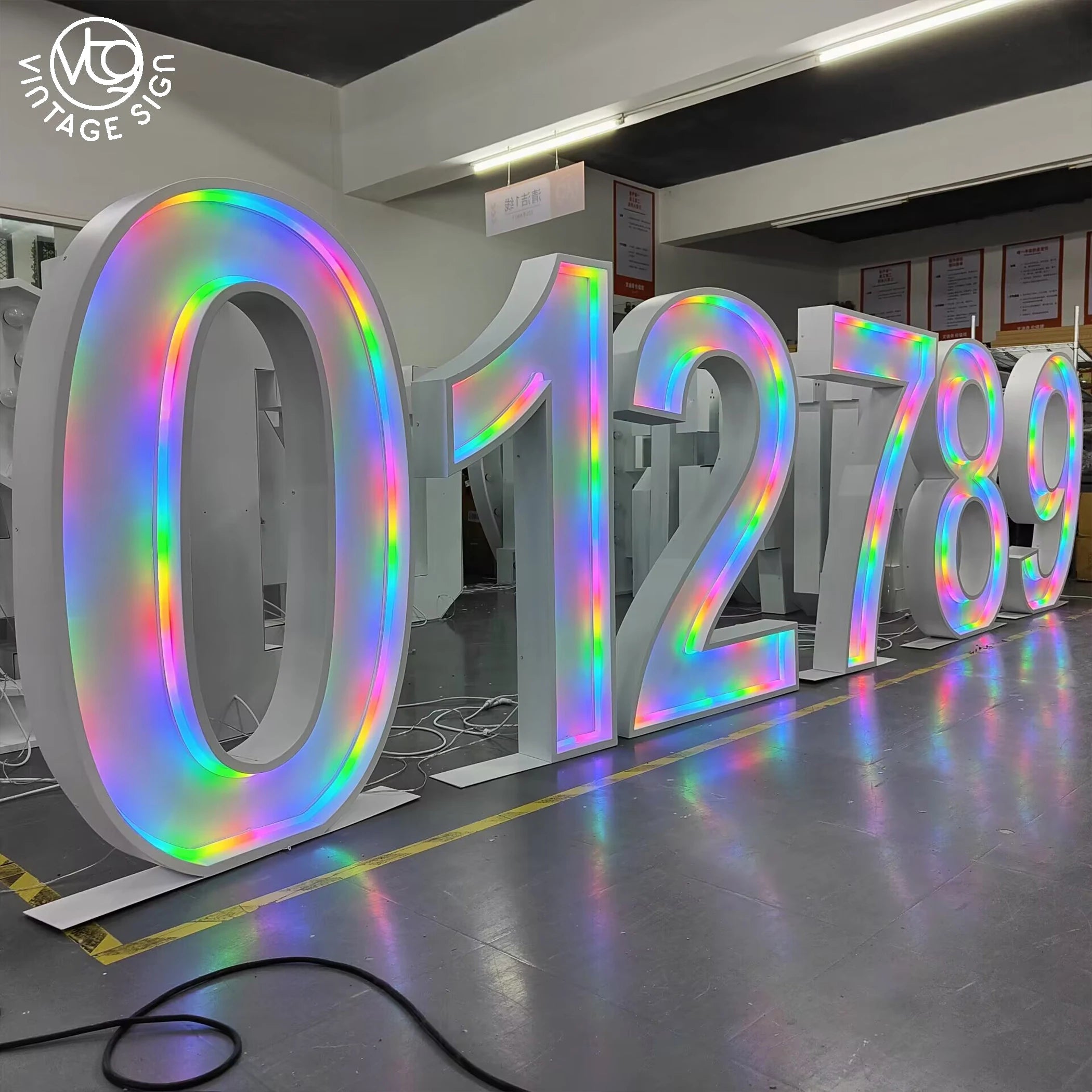Numbers Led Custom Big Letter Lights Number 5ft Ready to Ship 3ft Marquee Alphabet Love Frontier Tailgate Letters
