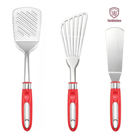 Kitchen Spatula Stainless Steel Spatula Set for Kitchen Cooking Nonstick Slotted Turner