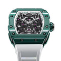 BONEST GATTI Mechanical Automatic Wrist Men Watch Fashion Brand Skeleton Strap Luxury Waterproof Stainless Steel