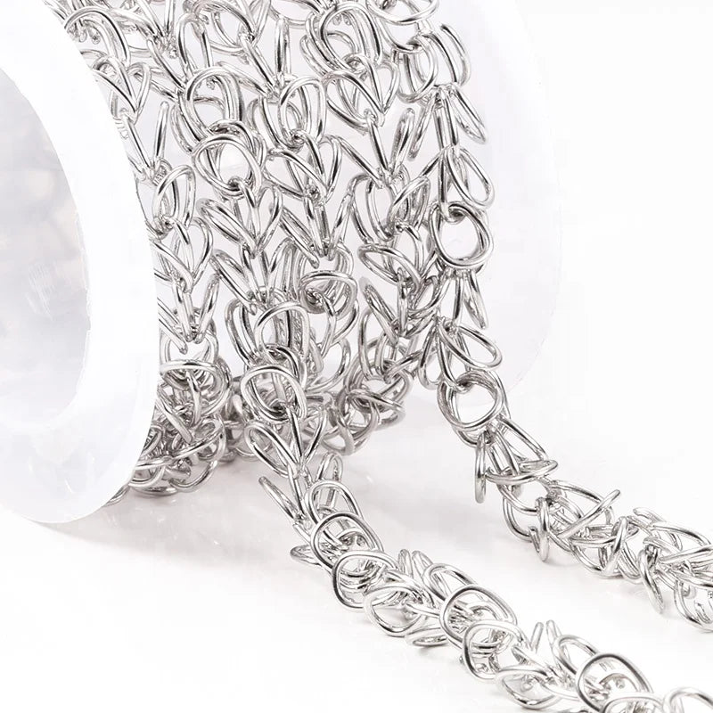 Factory Supplier Stainless Steel Chains Jewelry Making Necklace Fashion Personalized Thick Chain for Women Men