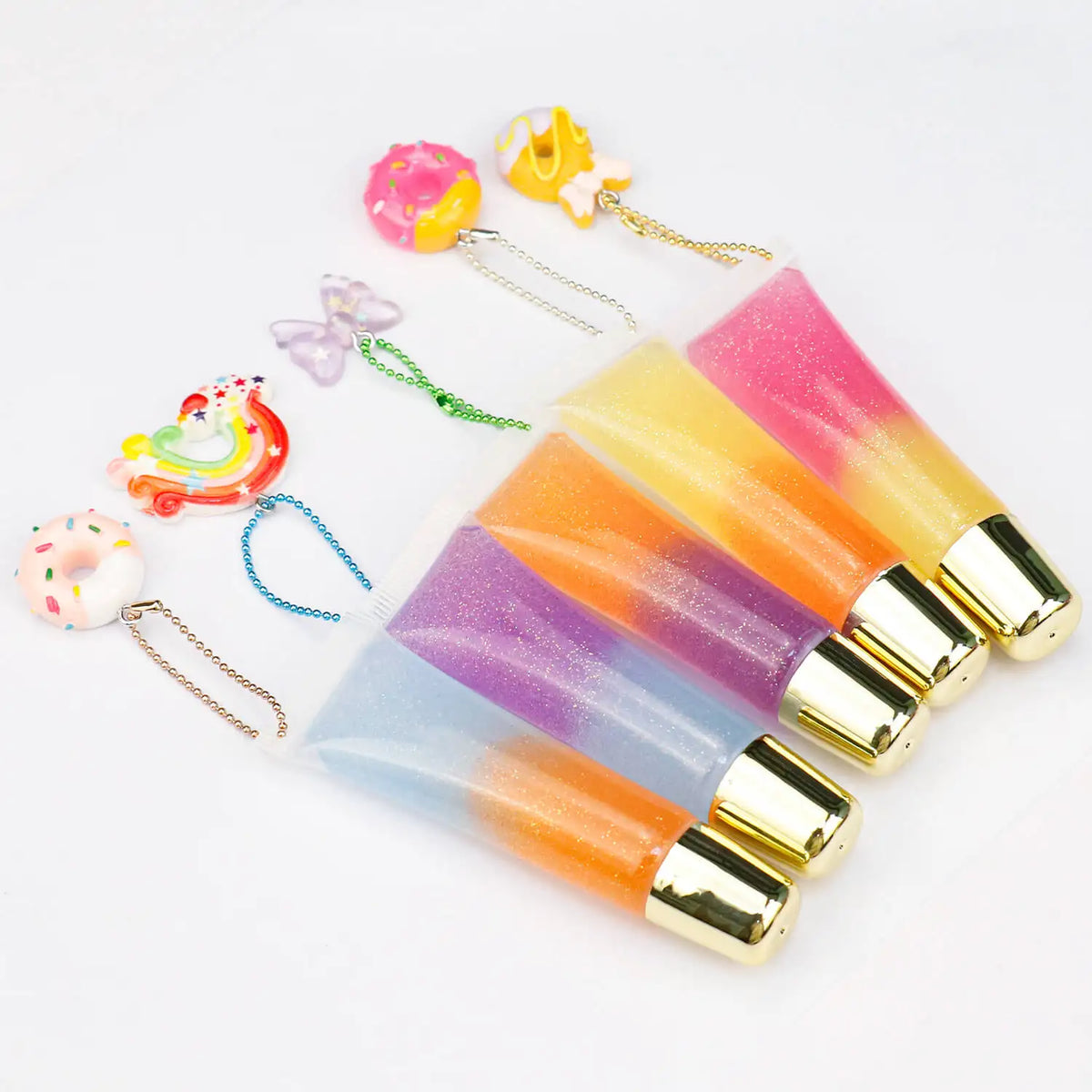 Lip Gloss Base Wholesale Clear Kid Squeezed Tube Packaging Private Label Fruit Flavour Glitter Nude Lip Gloss Makeup MegaBDM