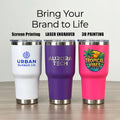 Termos 30oz Tumbler Double Wall Stainless Steel Coffee Mugs Wine Beer Cup Vasos Tmmbler Original Insulated Water Bottle with Lid