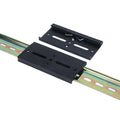 Aluminum Alloy Anodized Metric Guide Rail Buckle Bracket for Industrial Equipment with Fixing Clip