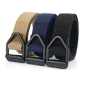 Elapid Light Weight 3.8cm Tactical Woven Fabric  Belts 100%  Nylon Belt With Adjustable Triangle Buckle