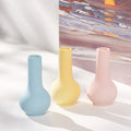High Quality Handmade Nordic Style On-glazed Ceramic Tabletop Vase ZHUODI C12 Contemporary Home Decoration with Bold Colour