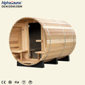 Alphasauna Shower Guangdong New Design Cedar Wooden Barrel Sauna Rooms for Commercial Use Indoor and Steam Room